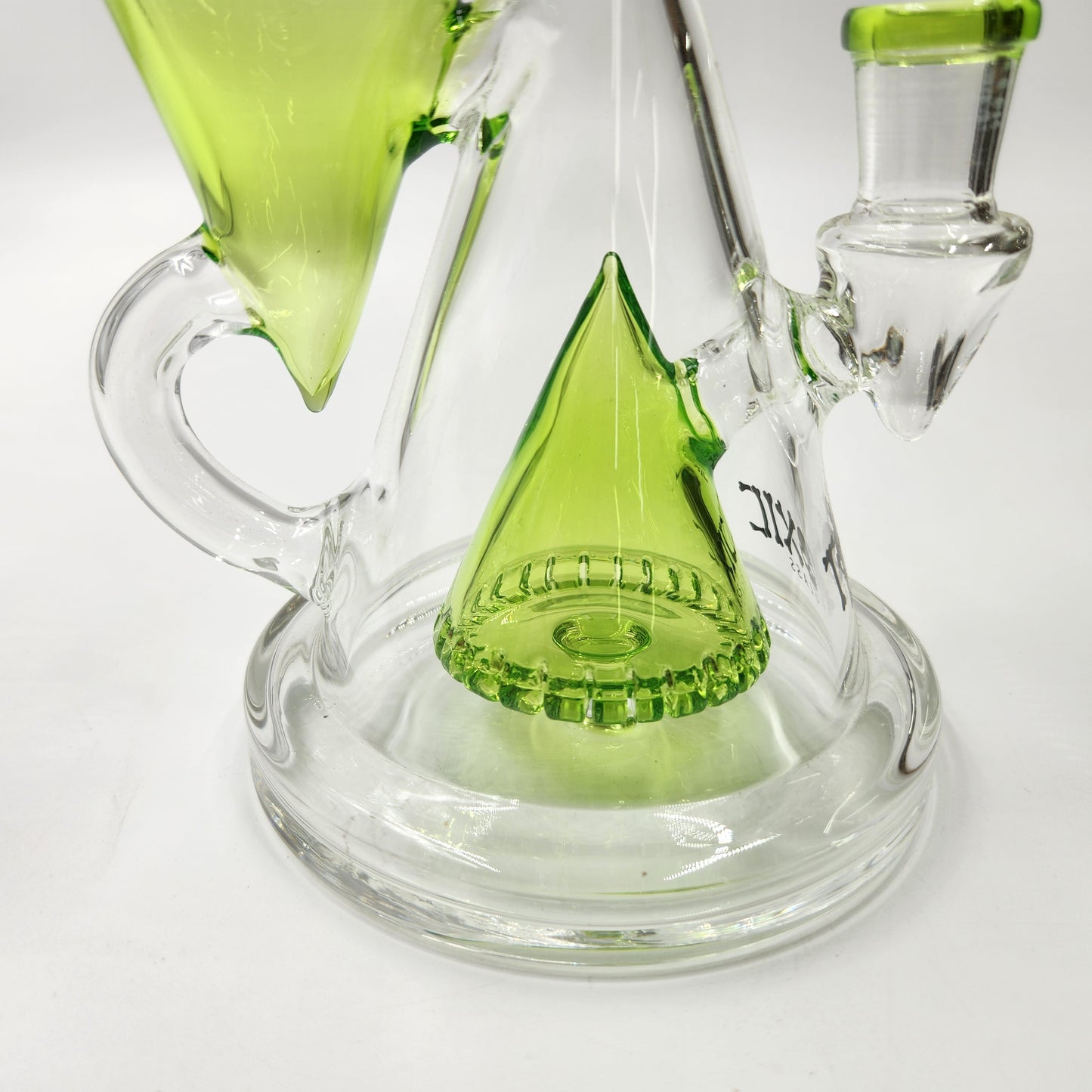 8" Toxic Glass Volcano Unique Dab Rig