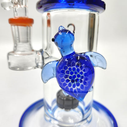 9" Cali CloudX Artisan Turtle Bong