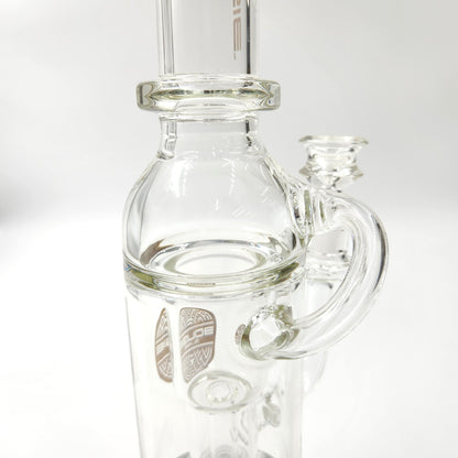 12" Bougie Glass Showerhead Perc Recycler Bong