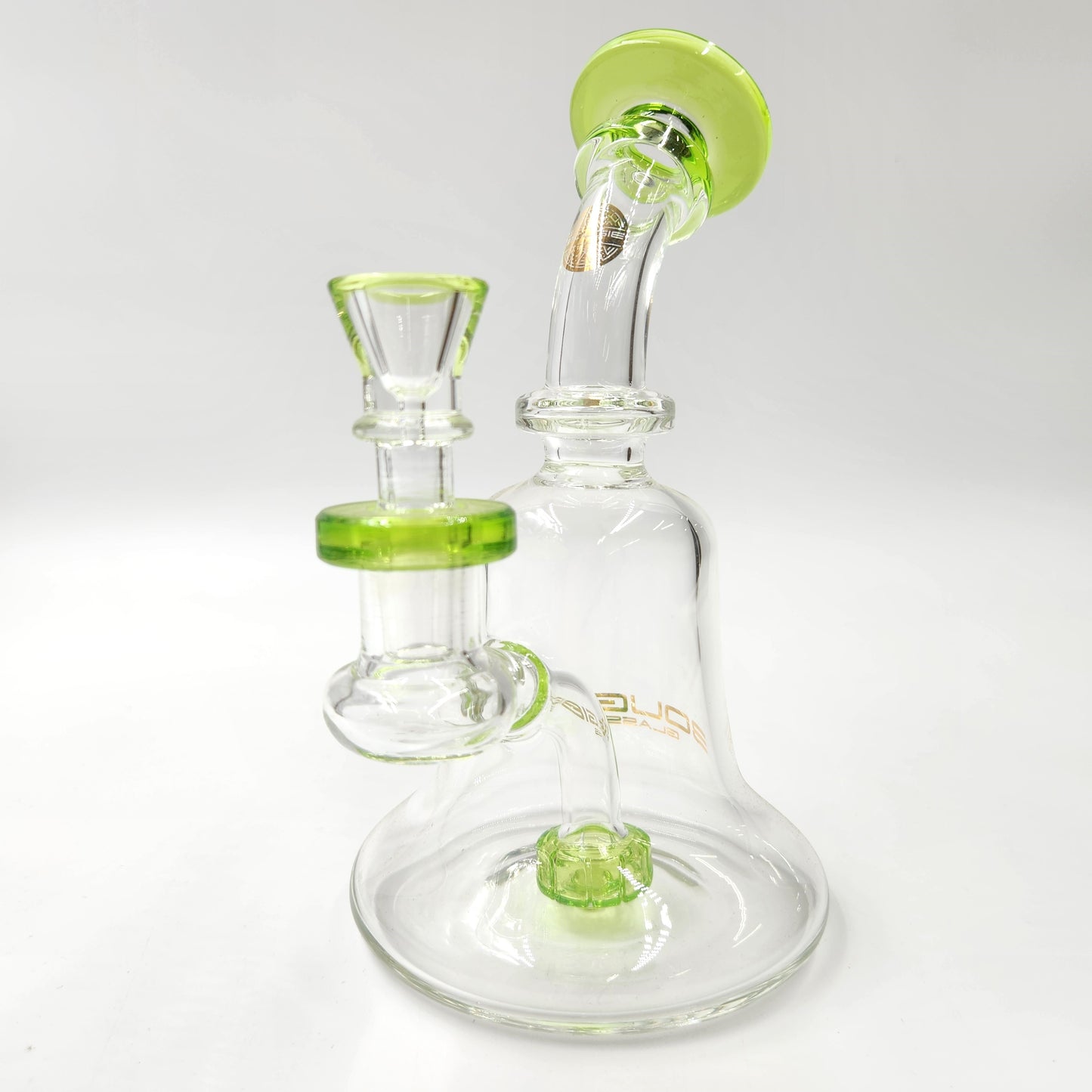 8" Bougie Bell Shape Circ Perc Bong