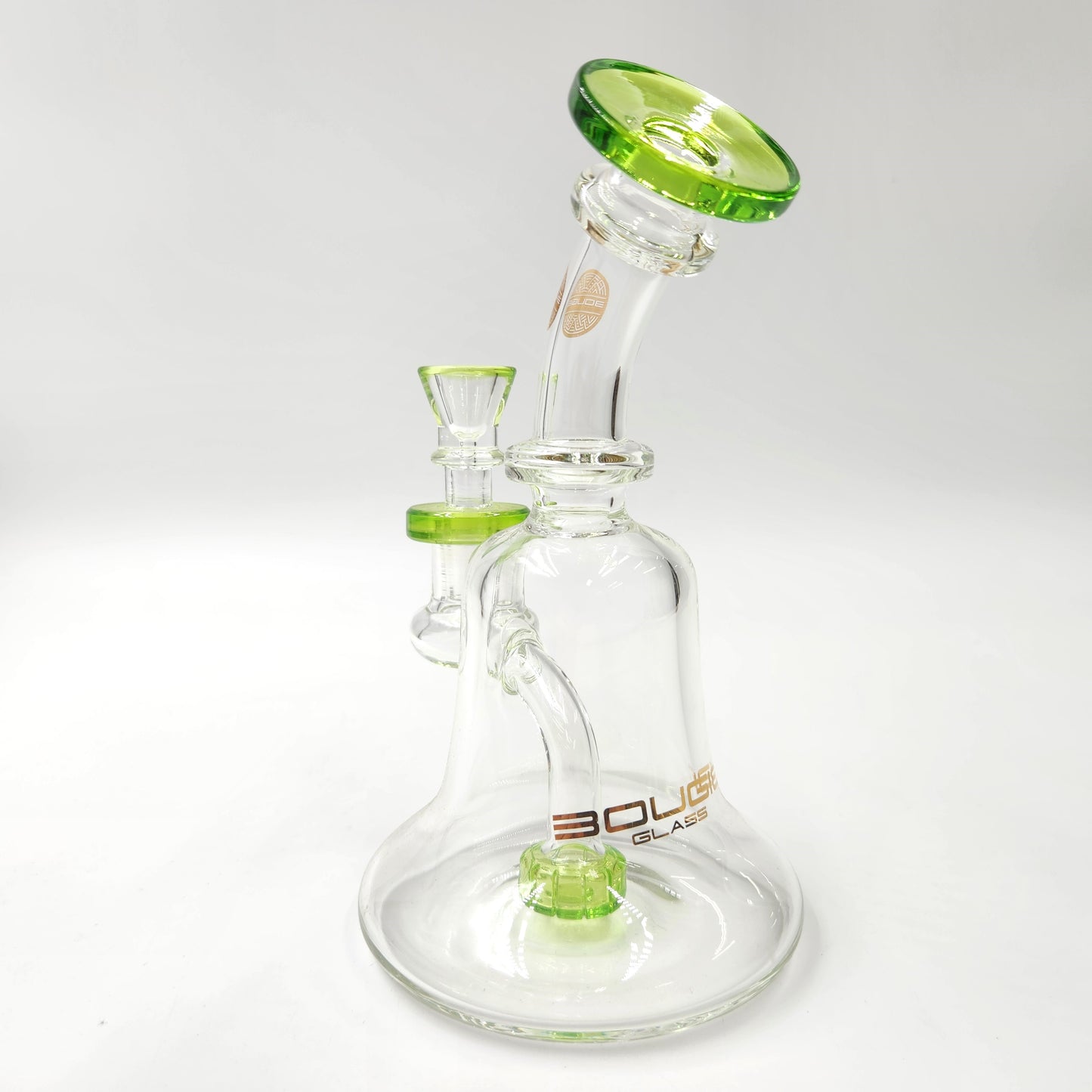 8" Bougie Bell Shape Circ Perc Bong