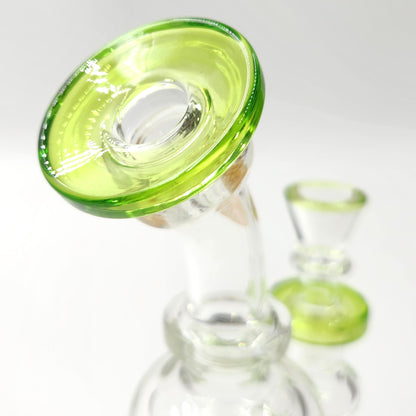 8" Bougie Bell Shape Circ Perc Bong