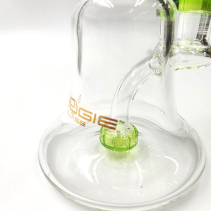 8" Bougie Bell Shape Circ Perc Bong