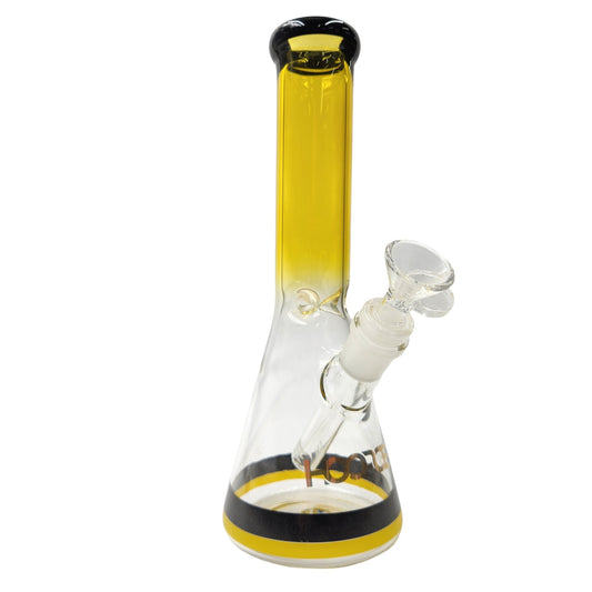 10" Hoopoe Bumble Bee Beaker Bong