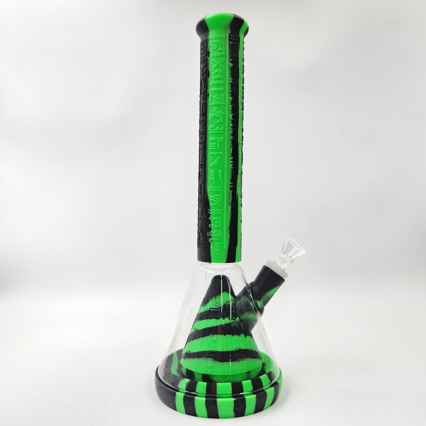 14" Silicone and Glass Volcano Bong