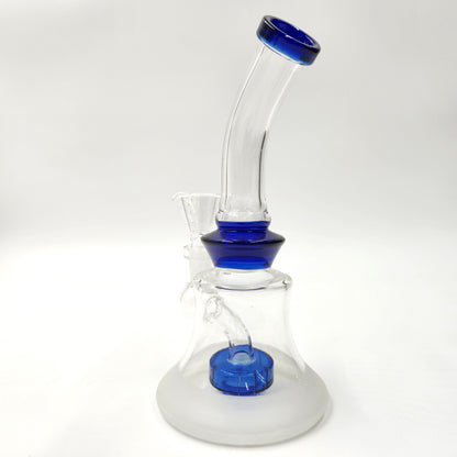 8" Opaque Base Circ Perc Bong