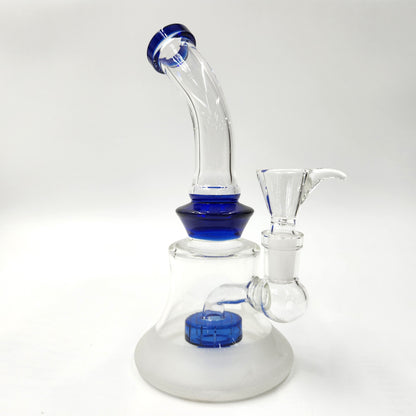 8" Opaque Base Circ Perc Bong