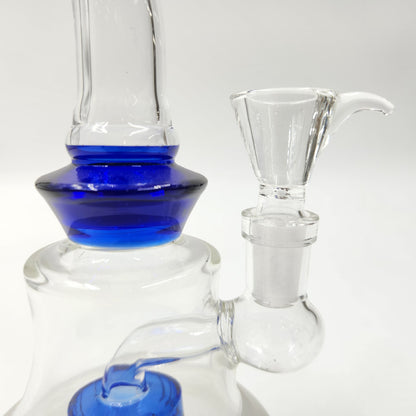 8" Opaque Base Circ Perc Bong