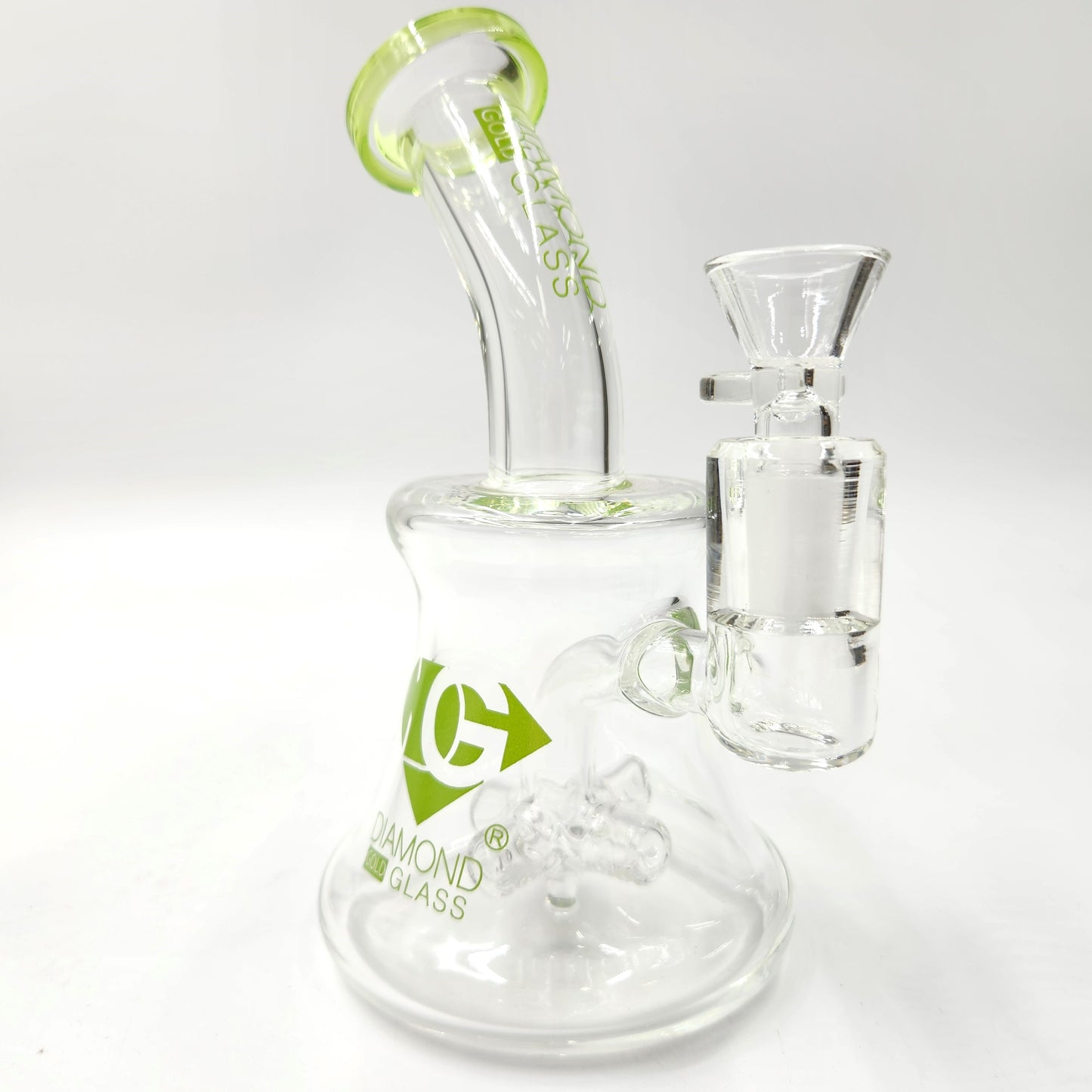 7" Diamond Quad Inline Perc Bong