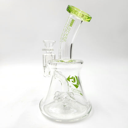 7" Diamond Quad Inline Perc Bong