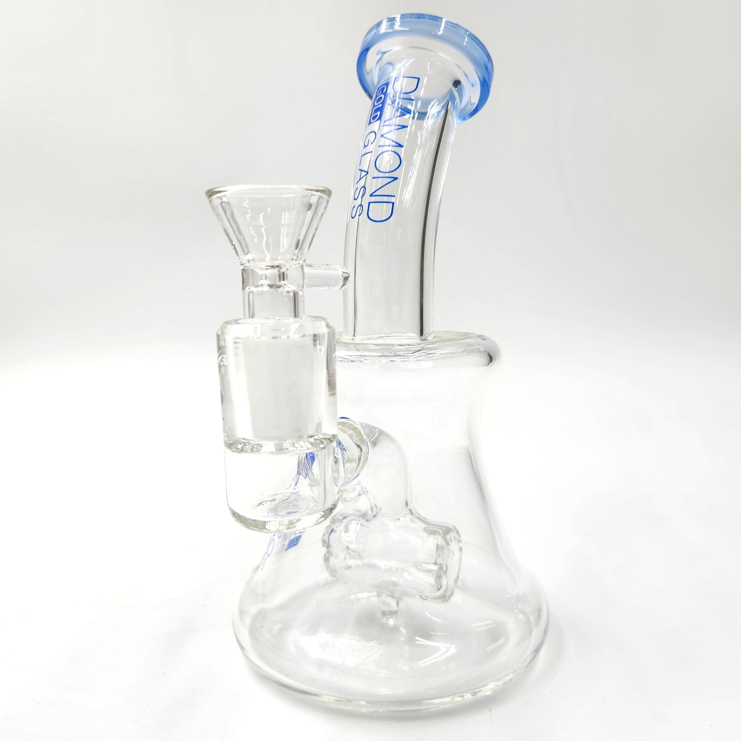 8" Diamond Barrel Perc Bong