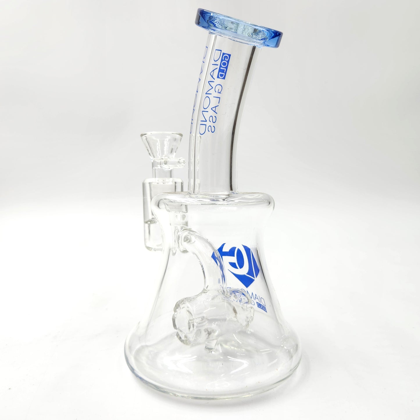 8" Diamond Barrel Perc Bong