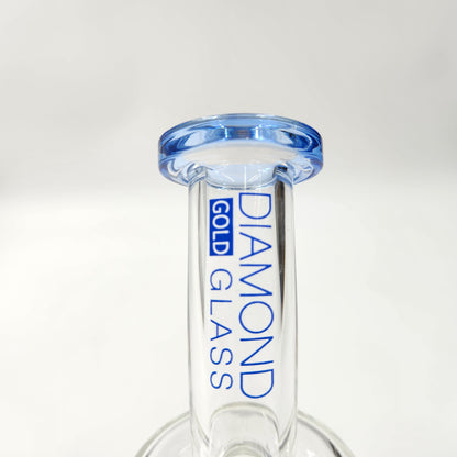 8" Diamond Barrel Perc Bong