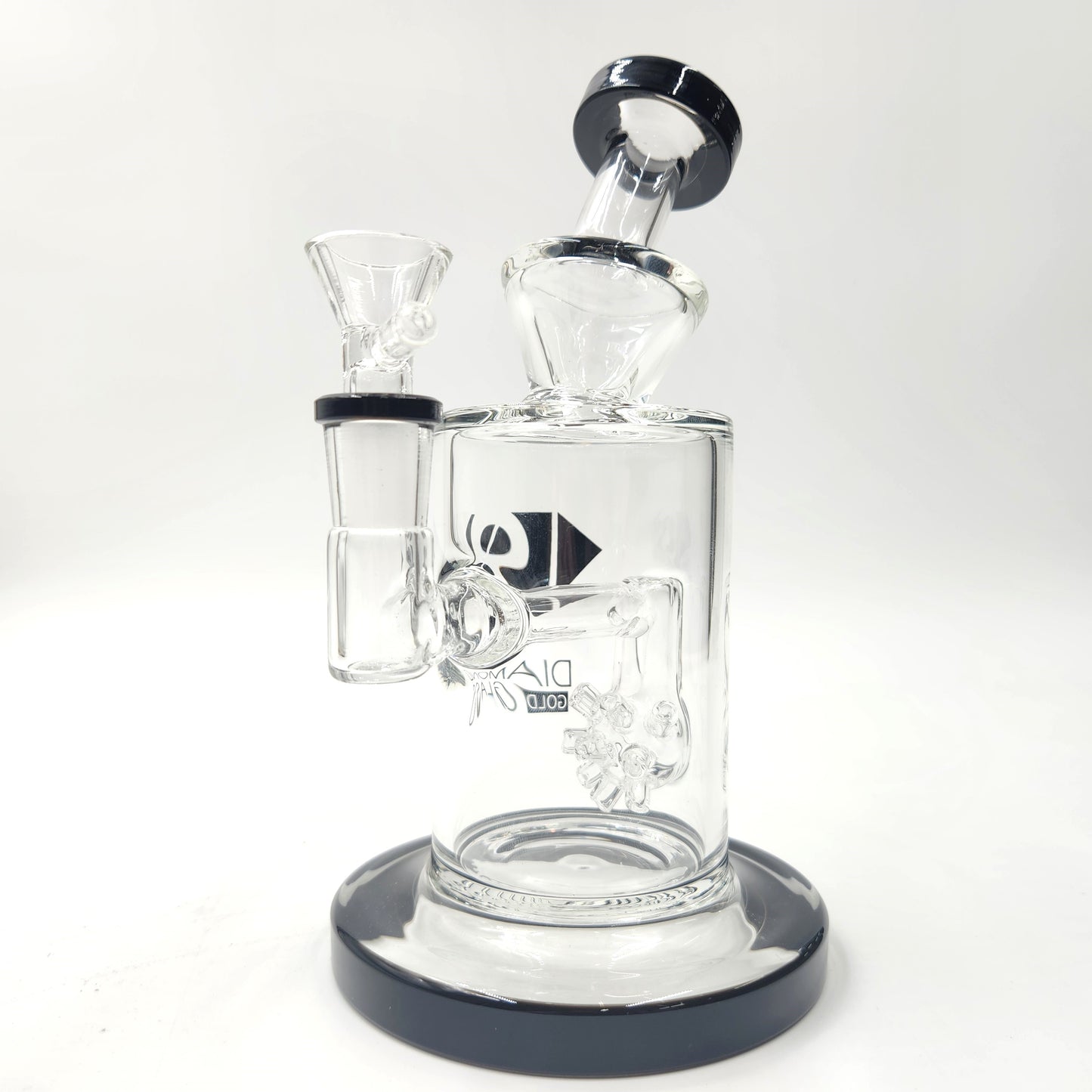 8" Diamond Glass Sprinkler Percolator Bong