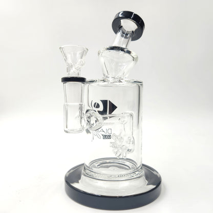 8" Diamond Glass Sprinkler Percolator Bong