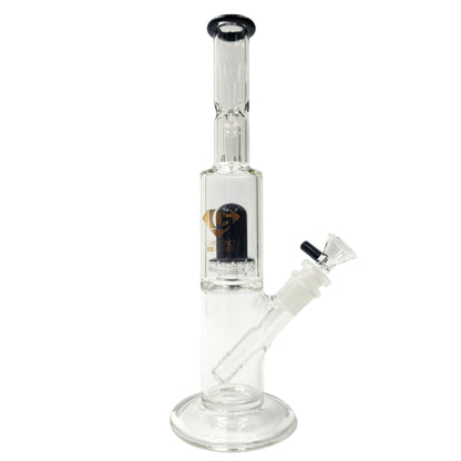 11" Diamond Showerhead Percolator Straight Bong