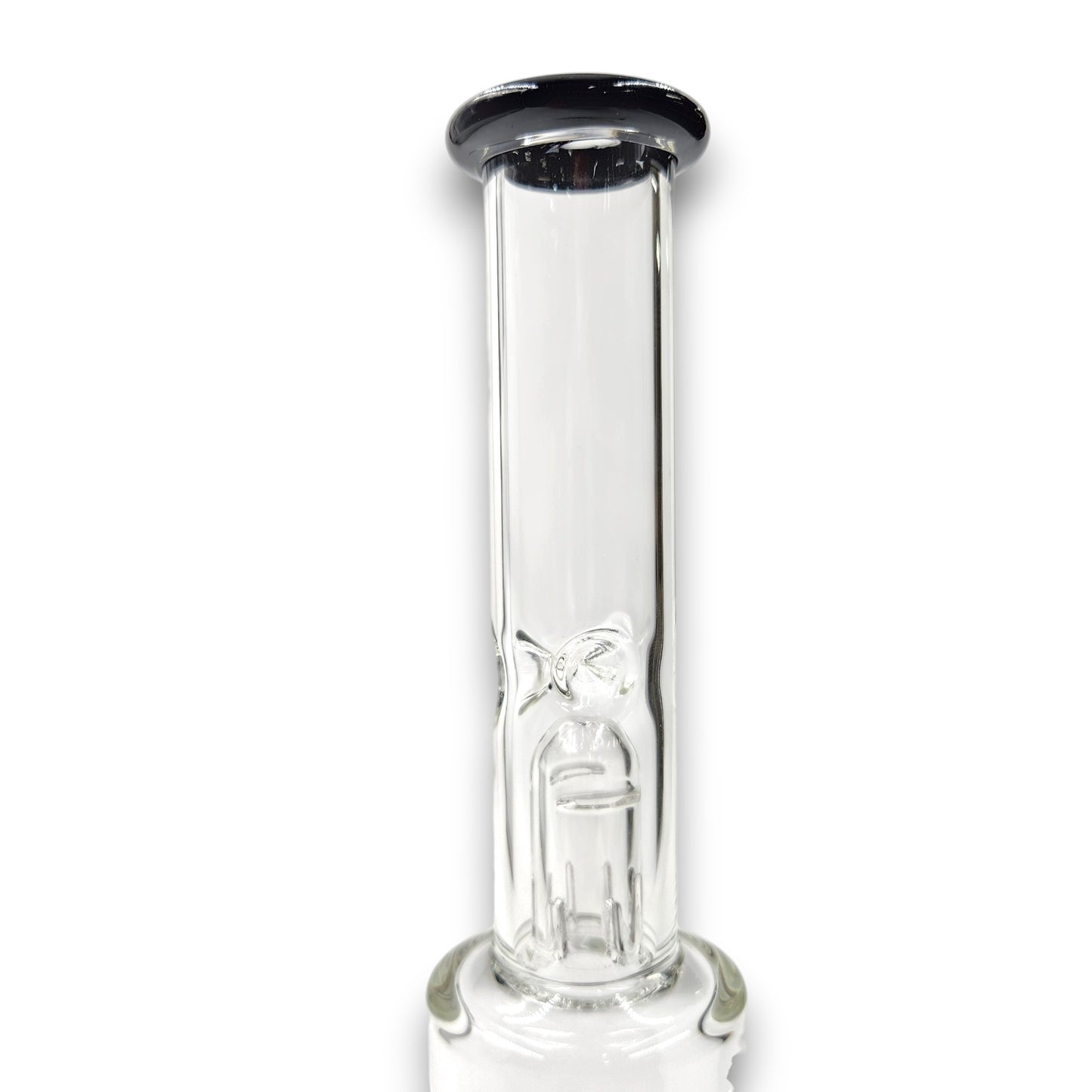 10" Diamond Glass Turbine Showerhead Percolator Straight Tube Beaker Bong