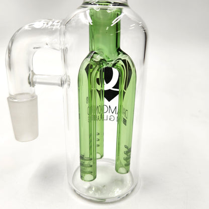 4-1/2" Diamond Ash Catcher Tree Perc 14mm 90 Deg