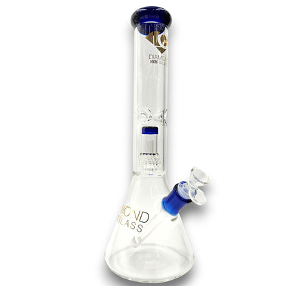 15" Diamond Matrix Showerhead Perc Beaker Bong