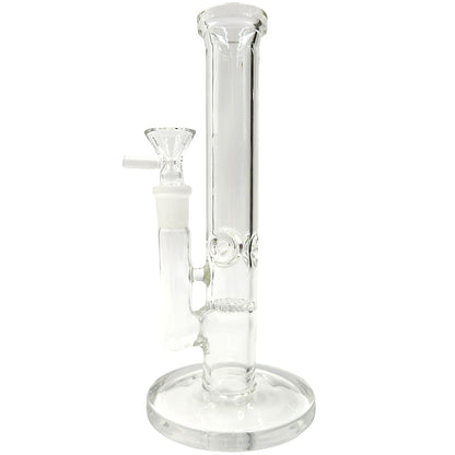 8" Mini Straight Tube Honeycomb Perc Bong