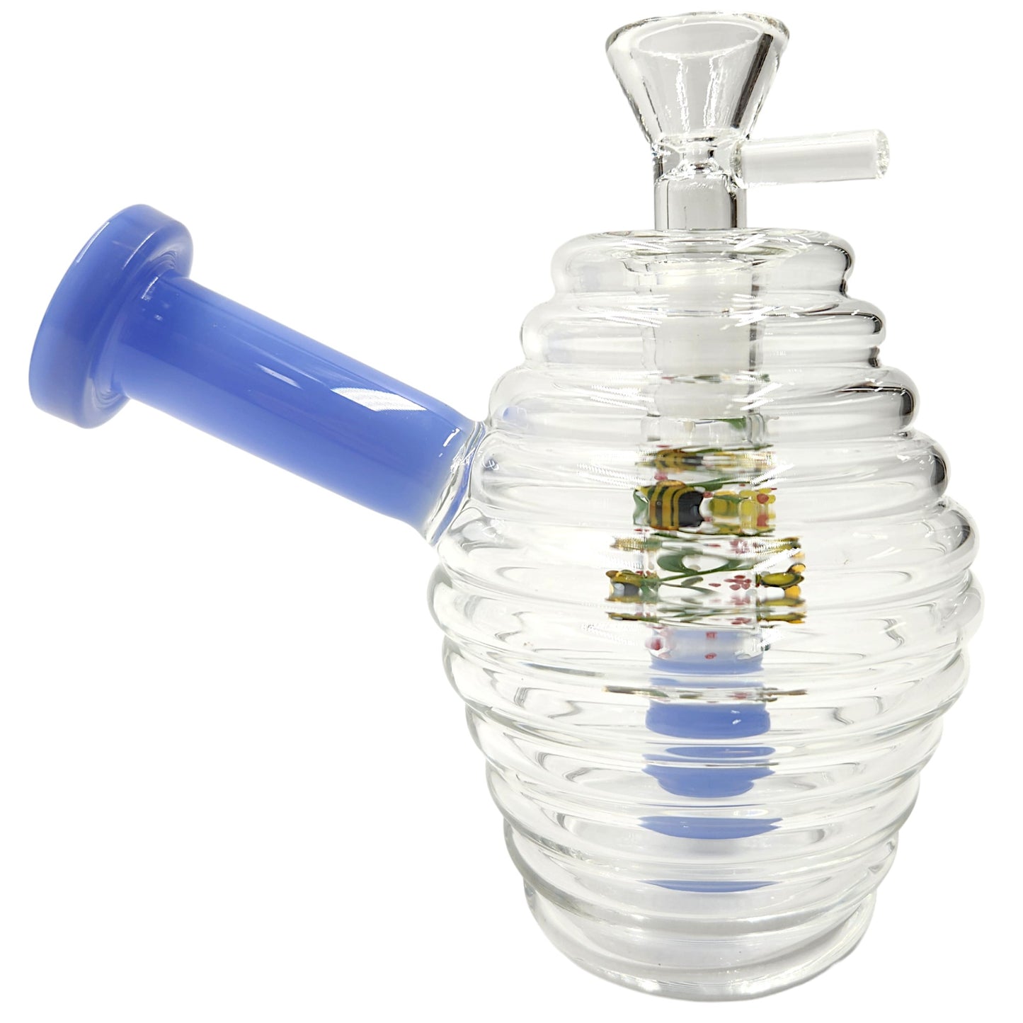 5" Bee Hive Honeycomb Bubbler Bong