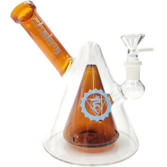 6" Chakra Volcano Percolator Bong