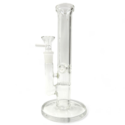 8" Mini Straight Tube Honeycomb Perc Bong