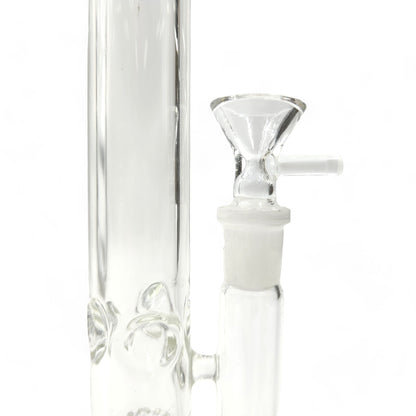 8" Mini Straight Tube Honeycomb Perc Bong