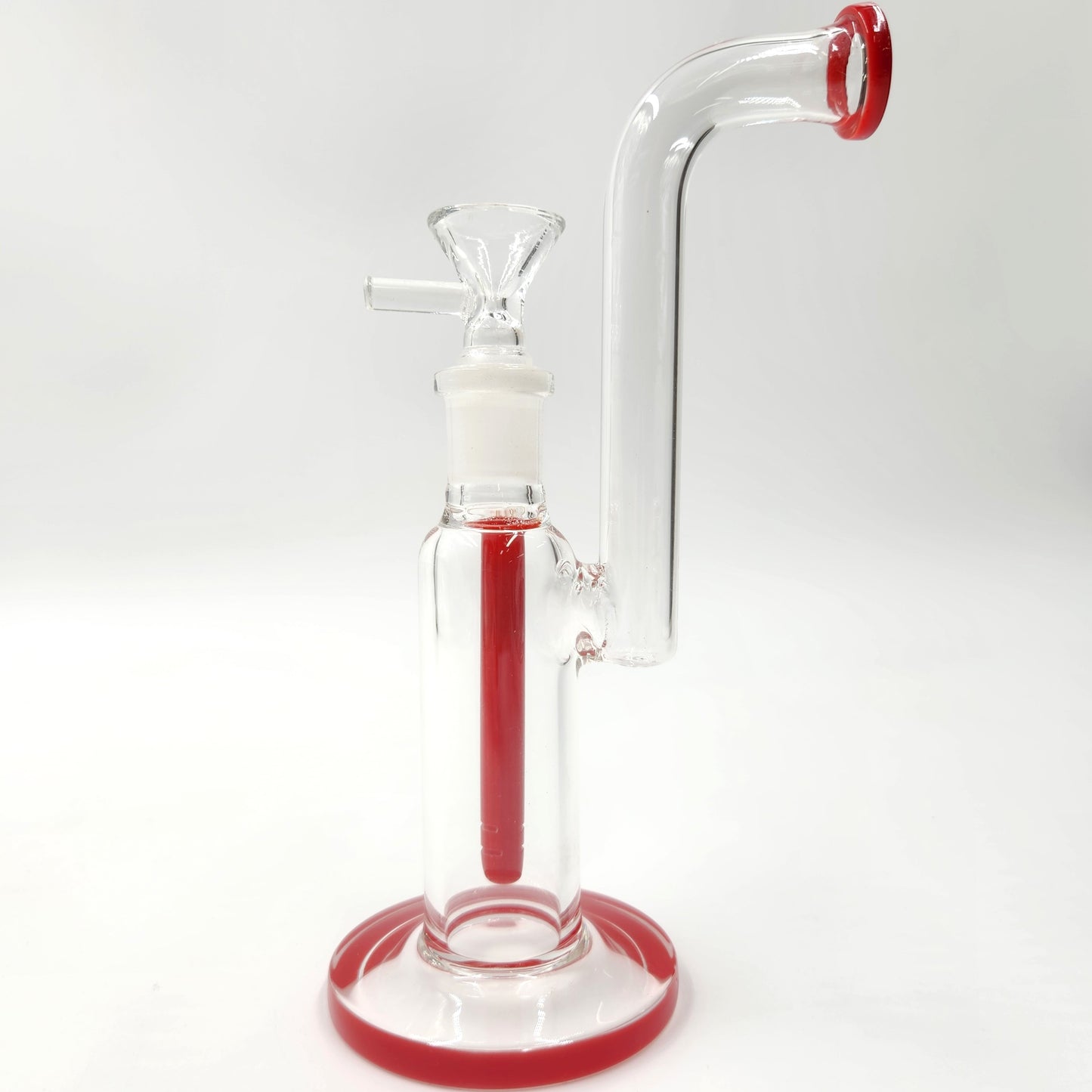 8" Color Long Neck Bubbler Bong