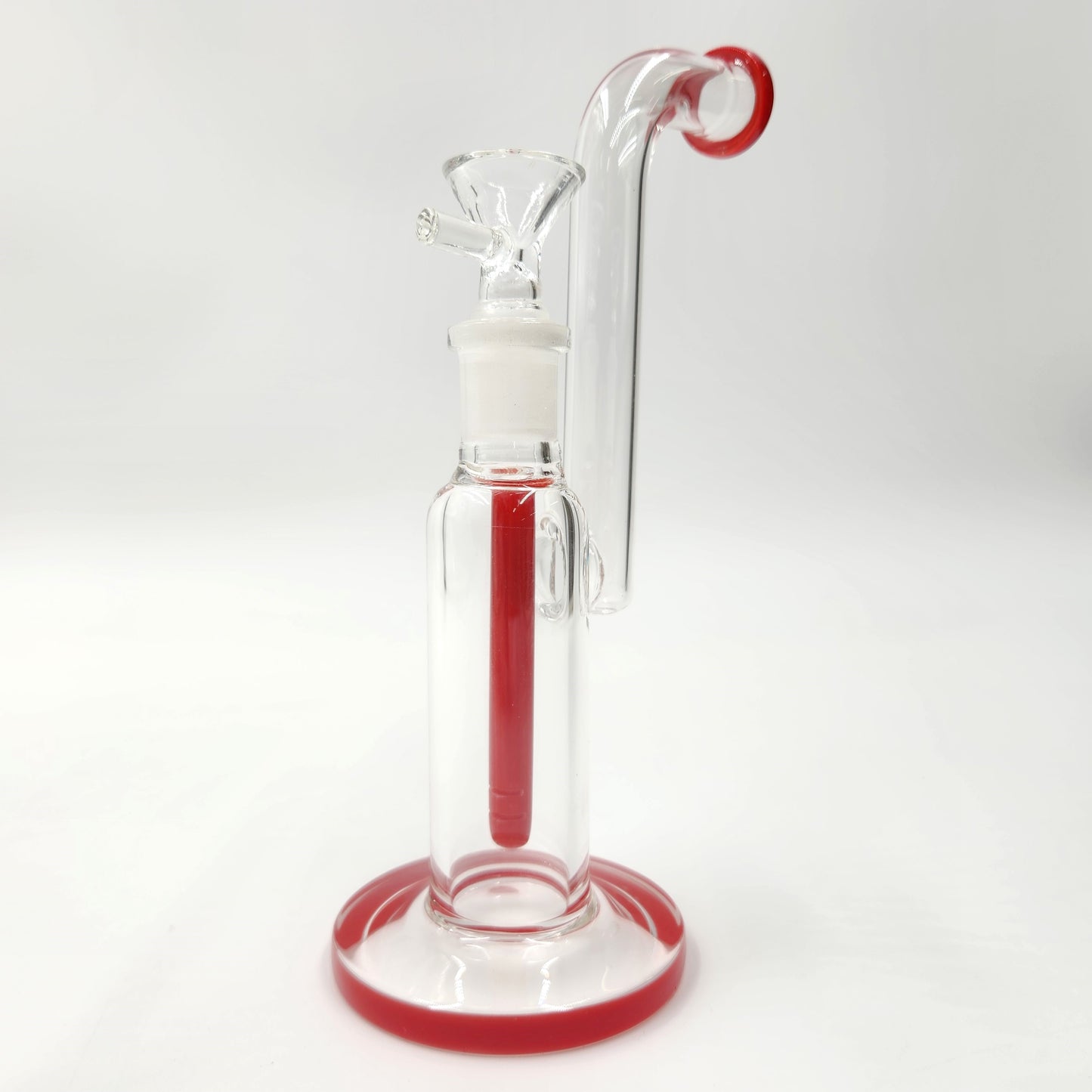 8" Color Long Neck Bubbler Bong