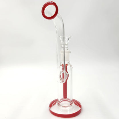 8" Color Long Neck Bubbler Bong