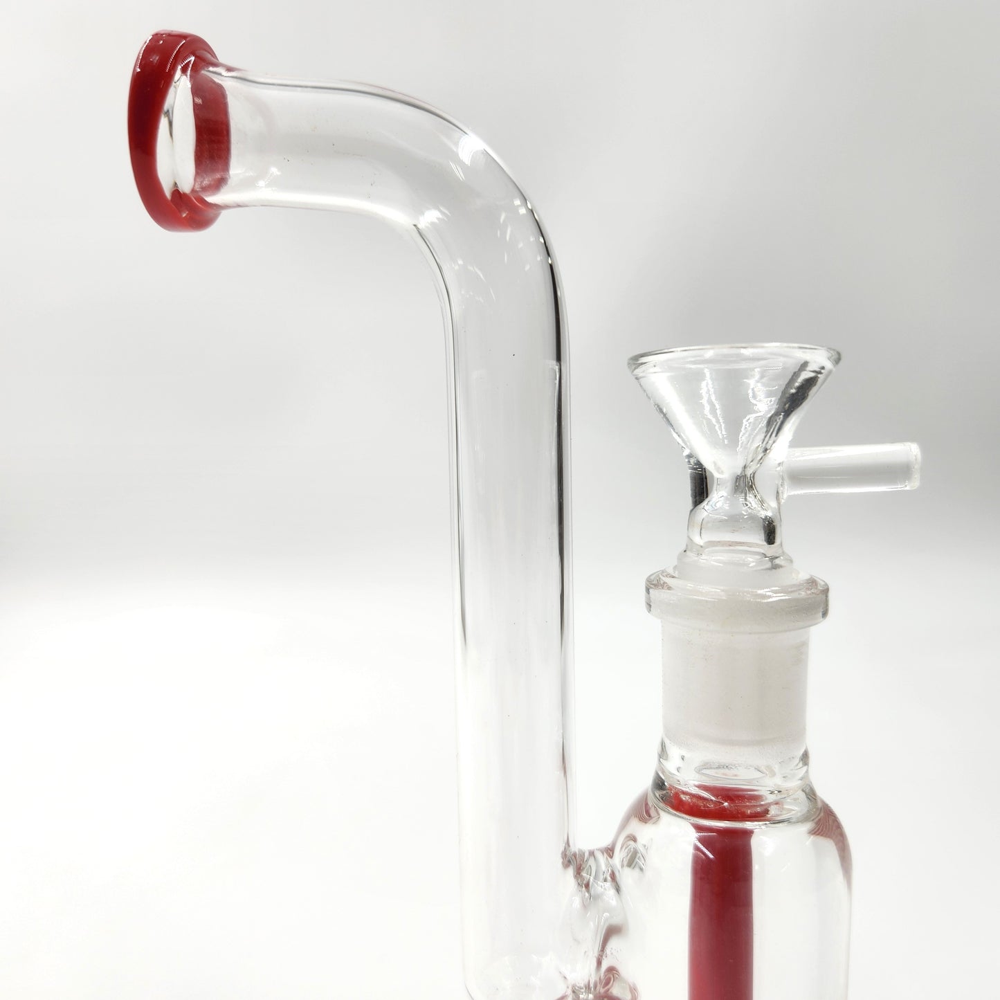 8" Color Long Neck Bubbler Bong