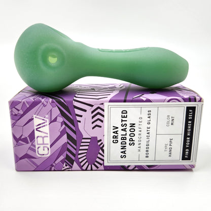 GRAV Sandblasted Spoon Hand Pipe