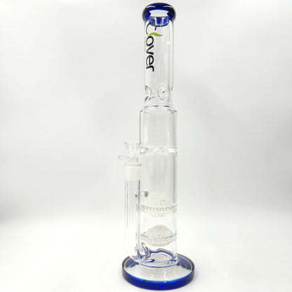 18" Clover Fritted Disc Turbine Perc Bong