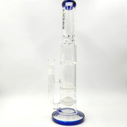 18" Clover Fritted Disc Turbine Perc Bong