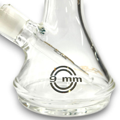 12" Bougie Glass Bell Shape Heavy Duty Beaker Bong