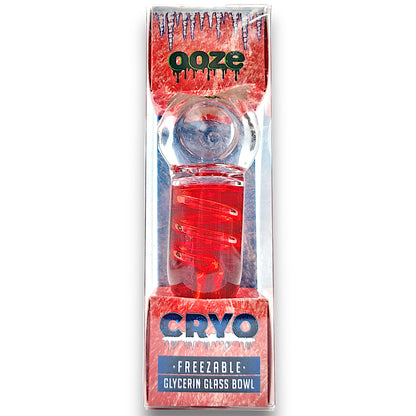 Ooze Cryo Glycerin Freezable Glass Hand Bowl Pipe