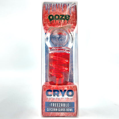 Ooze Cryo Glycerin Freezable Glass Hand Bowl Pipe