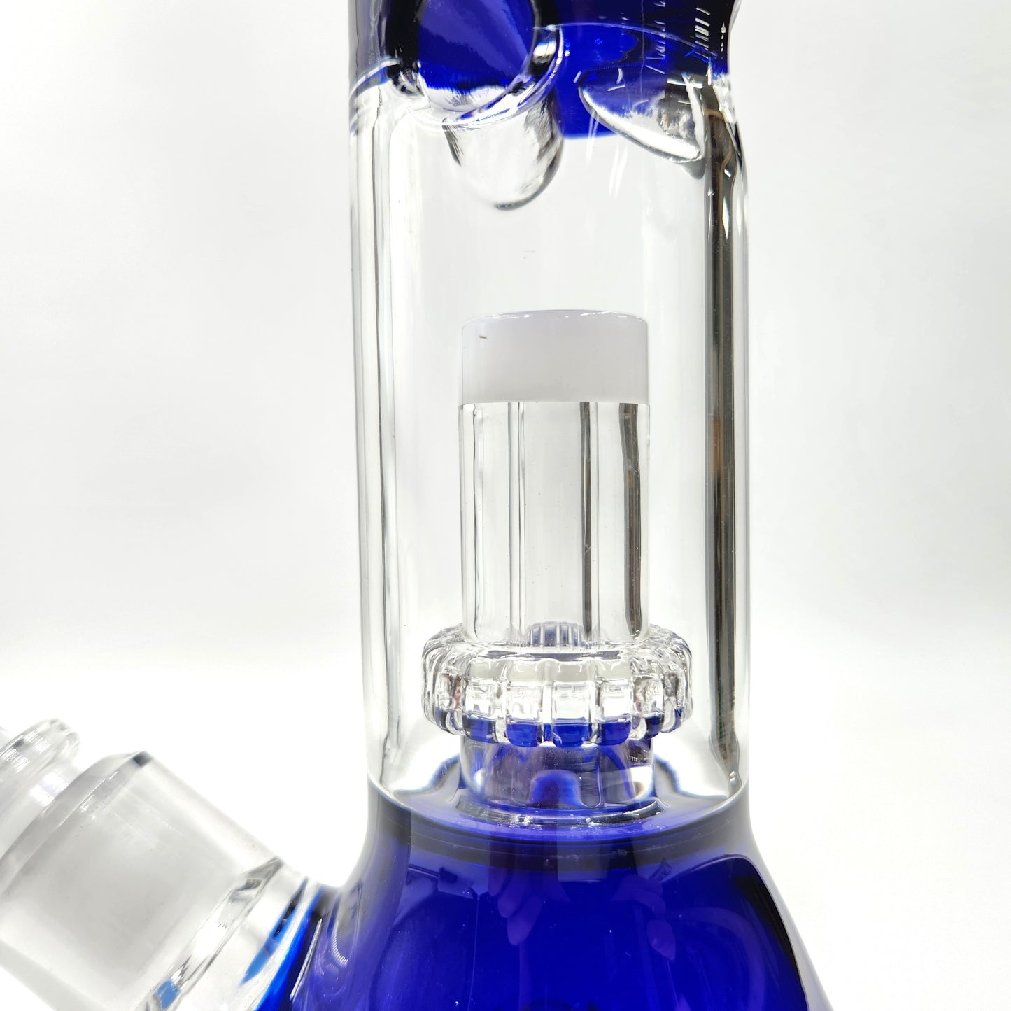 14" Diamond Glass Colored Showerhead Percolator Bong