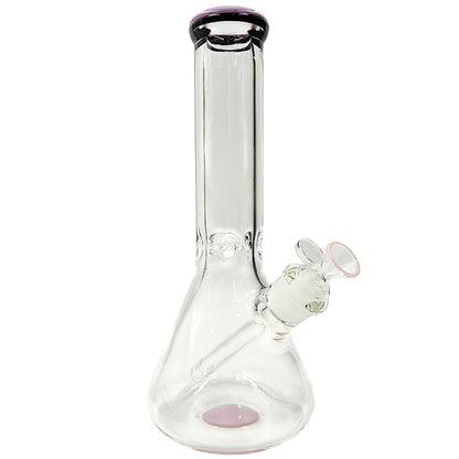 12" Heavy Duty Color Top Beaker Bong