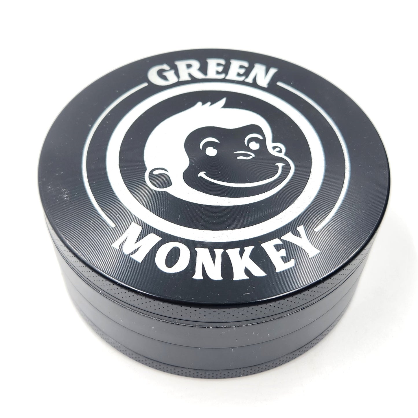 4" Large Green Monkey Capuchin Aluminum 4 Piece Grinder