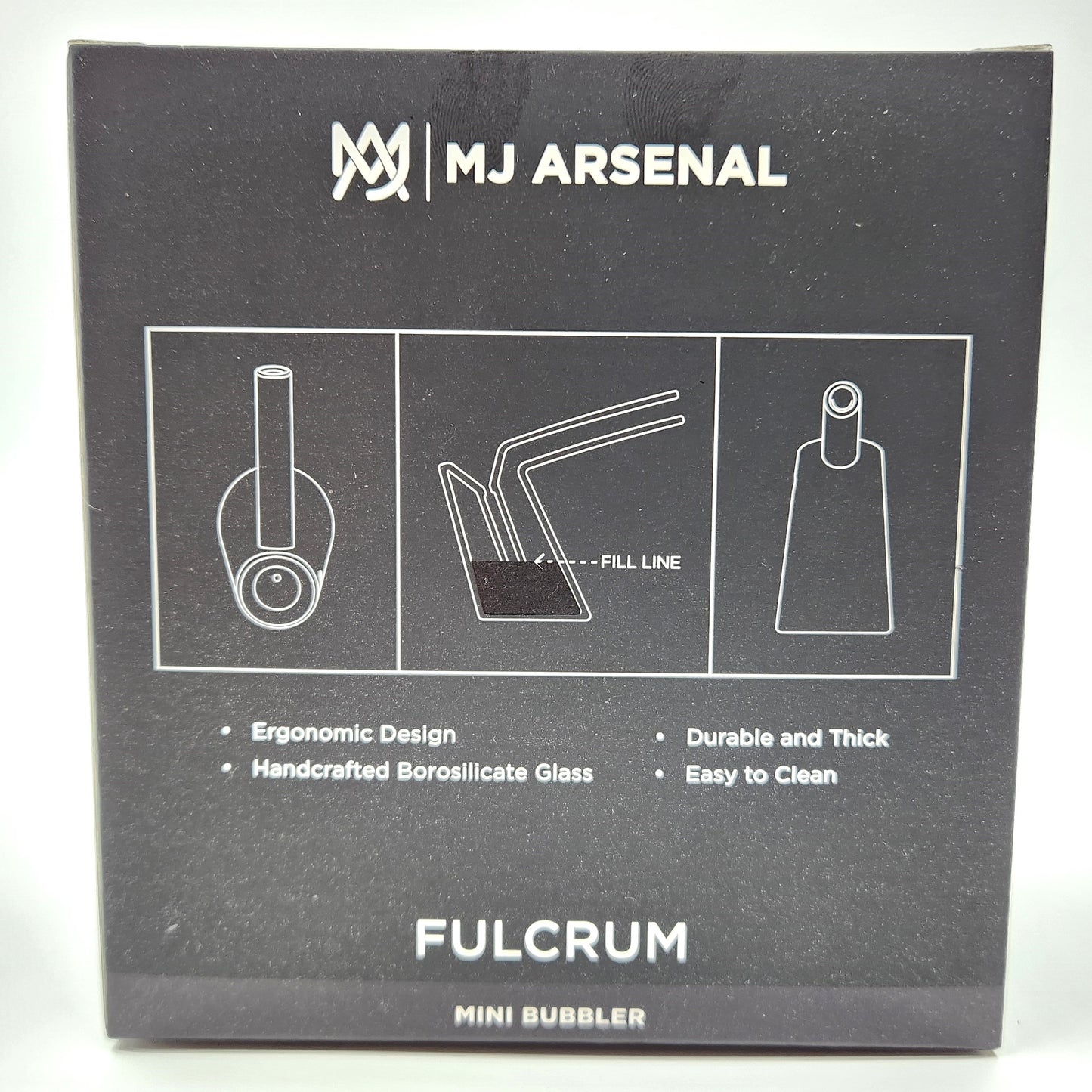 4" MJ Arsenal Fulcrum Pocket Bubbler