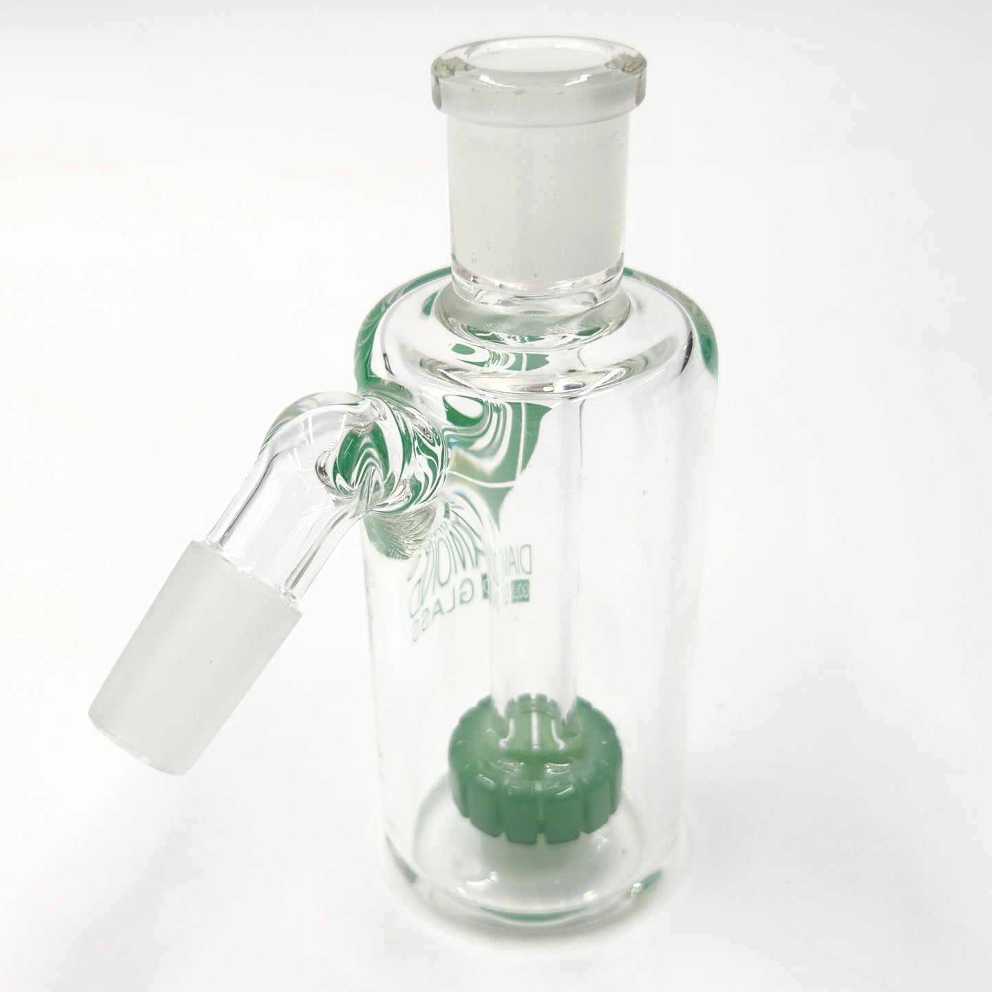 Diamond 4-1/2" Ash Catcher Circ Perc 14mm 45 Deg