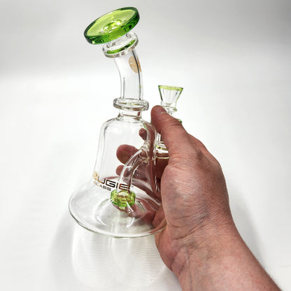 8" Bougie Bell Shape Circ Perc Bong