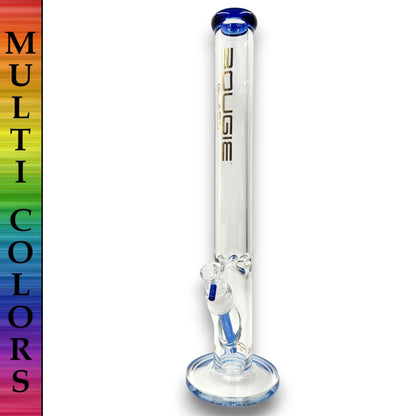 18" Bougie Straight Tube Heavy Duty Bong