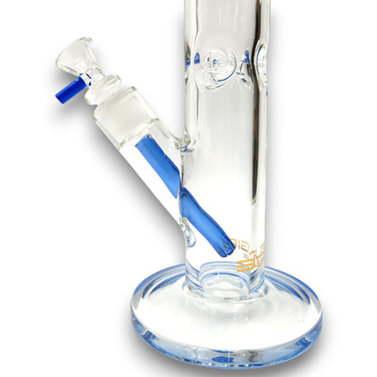 18" Bougie Straight Tube Heavy Duty Bong