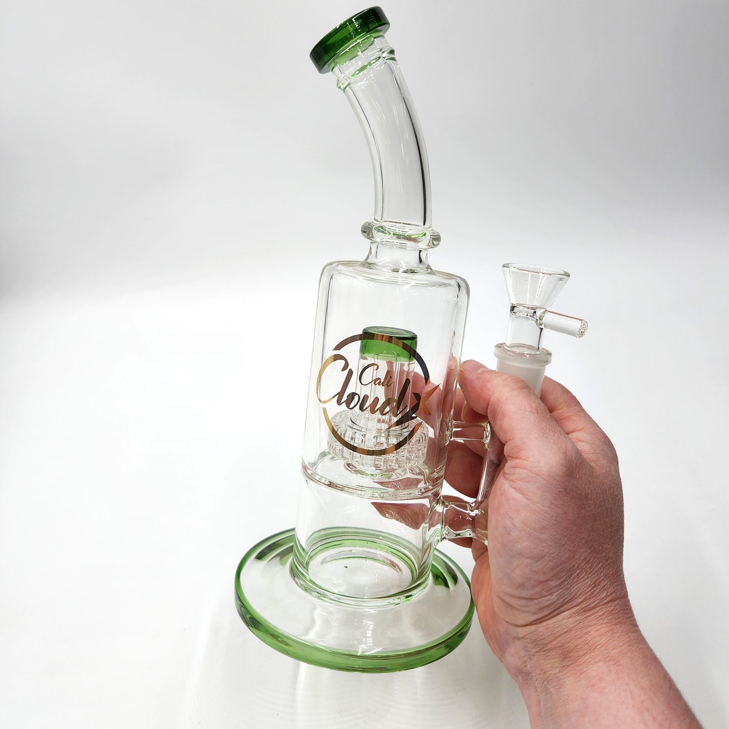 10" Cali CloudX Matrix Showerhead Percolator Bong