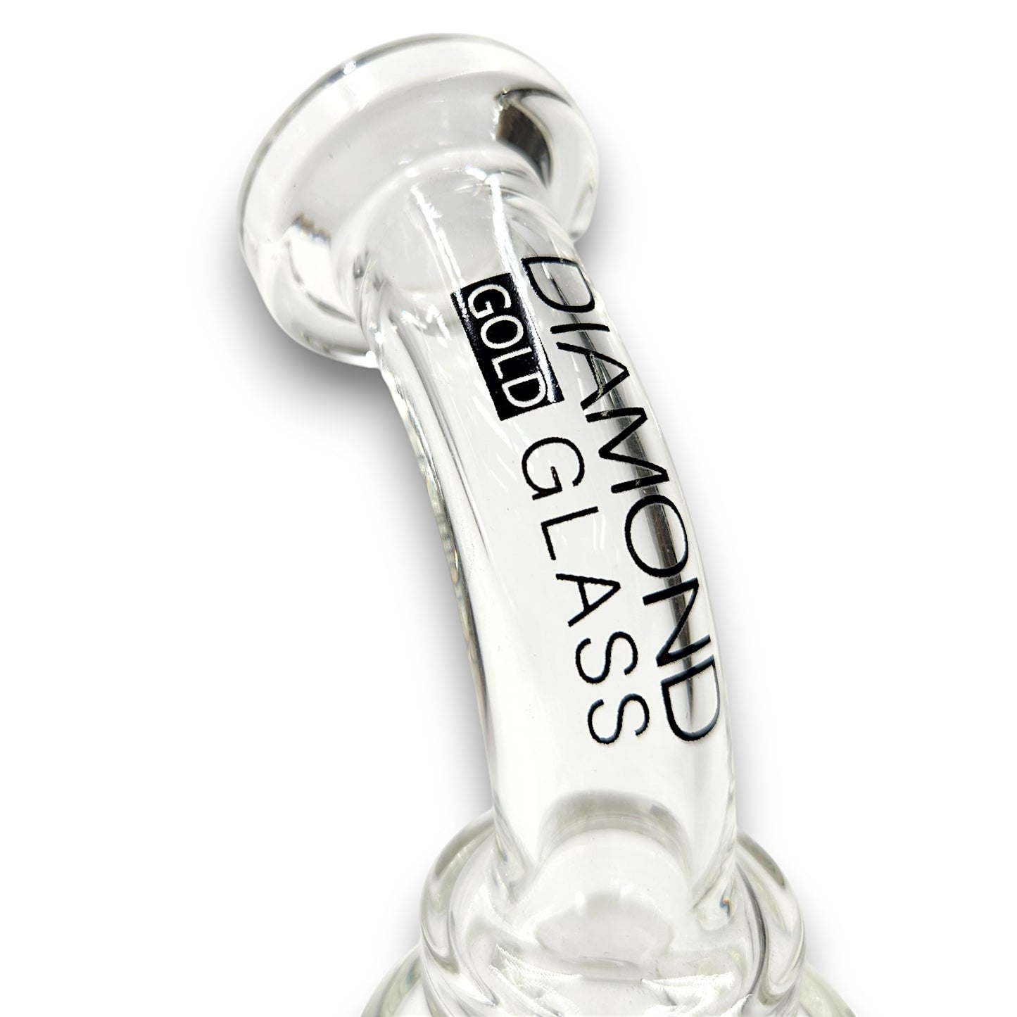 7" Diamond Glass Turbine Circ Perc Barrel Bong