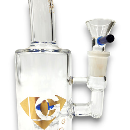 10" Diamond Glass Tree Percolator Barrel Bong