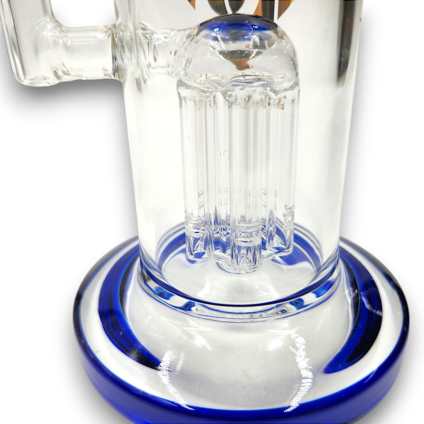 10" Diamond Glass Tree Percolator Barrel Bong